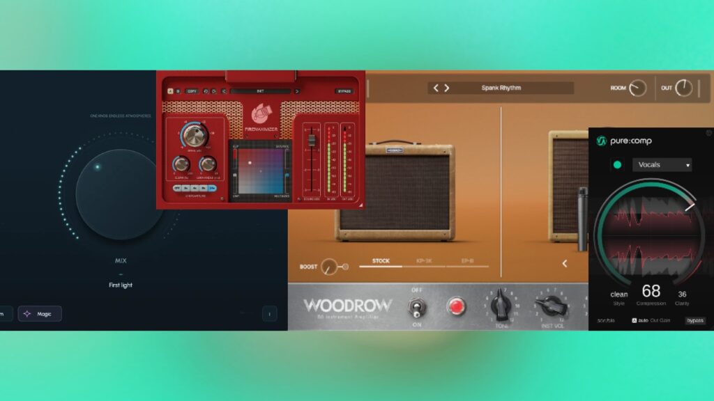 2 New FREE VSTs & Deals - Sonible, Universal Audio, Zak Sound (Pure Comp, Woodrow 55, Amospheres 2)