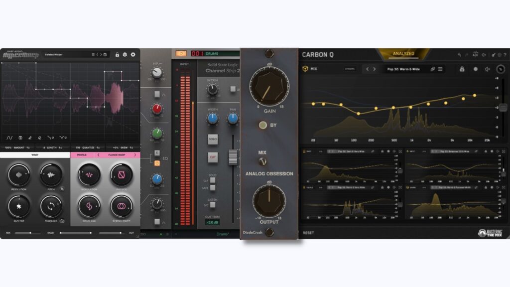 New FREE VSTs & Deals - Mastering The Mix, Baby Audio, Analog Obsession (CarbonQ, Hyper Warp, Diode Crush)