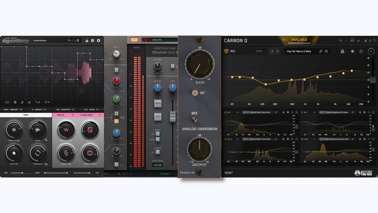 New FREE VSTs & Deals - Mastering The Mix, Baby Audio, Analog Obsession (CarbonQ, Hyper Warp, Diode Crush)