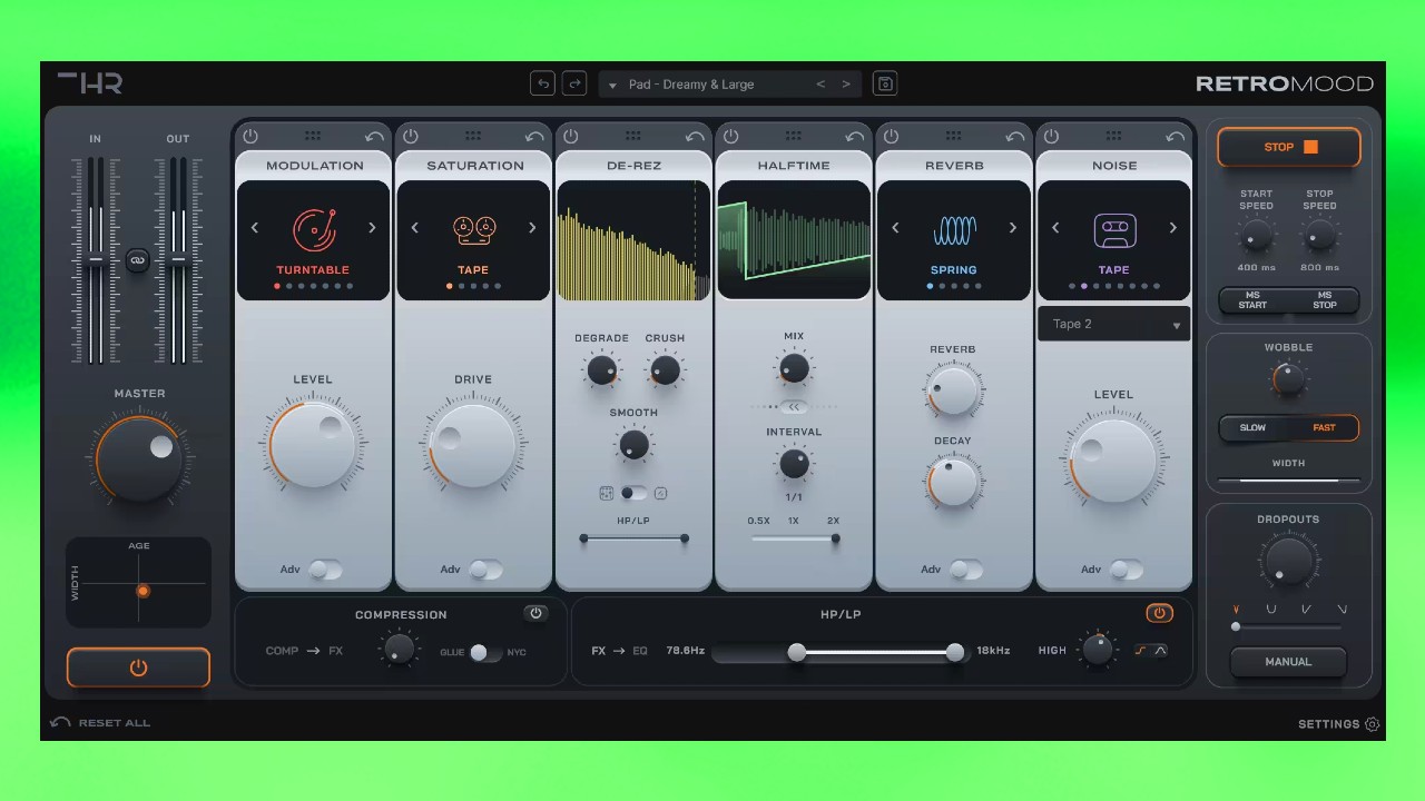This New Multi-Effect Plugin Instantly Turns Any Track Into Vintage Gold!🔥 - RetroMood By THR Audio